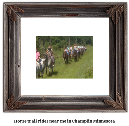 horse trail rides near me in Champlin, Minnesota